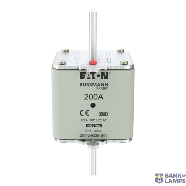 Fuse-link, LV, 200 A, 800 V AC, NH3, Class gG/gL image 3