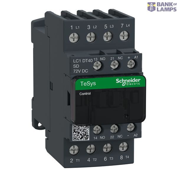 CONT 4P 40A-AC1 1S+1O 72V DC image 1
