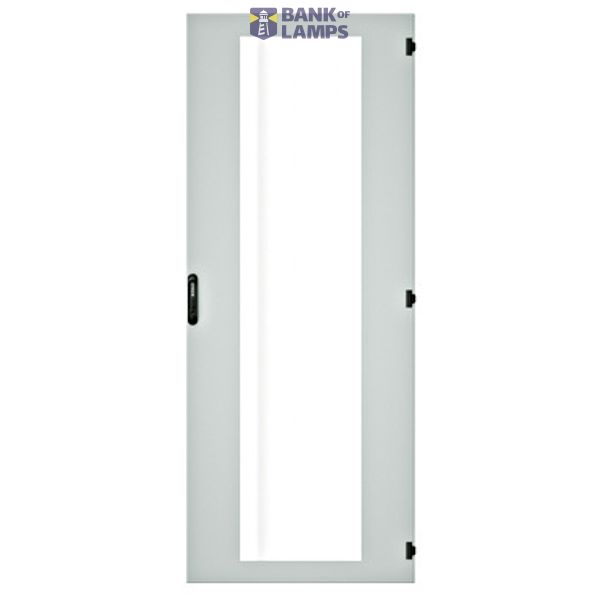 IS-1 door glass 1-part 80x120 RAL9005 black image 1