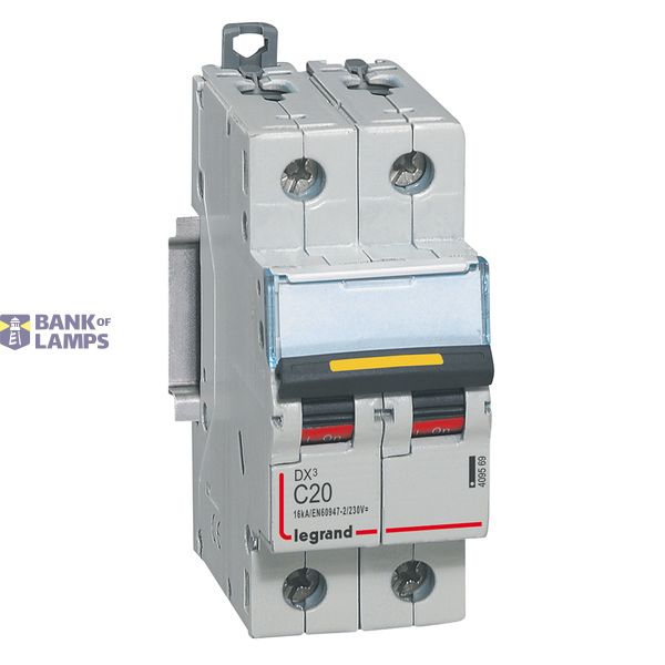 Miniature Circuit Breaker DX3 DC 2P 20A C Curve 16kA image 2