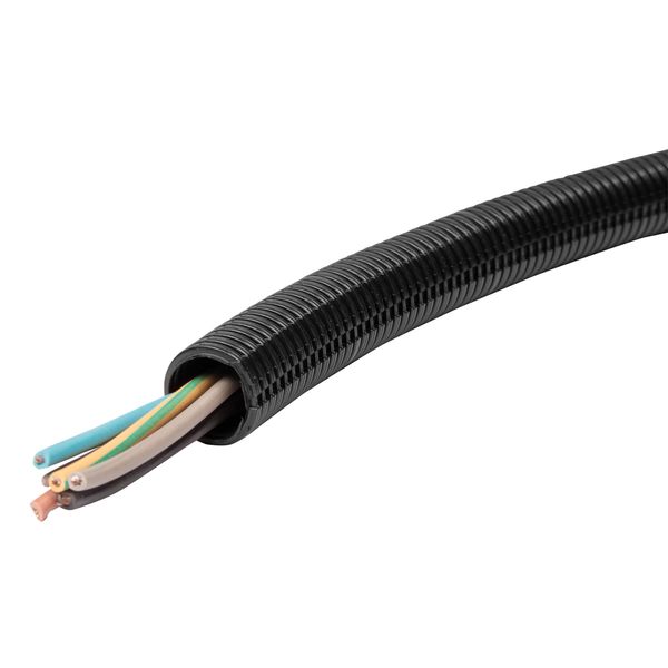 1PASM-19B.50 zwart  Flex kunstst besch.sl. Snede overlappend image 1