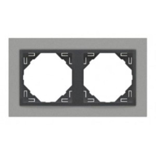 DOUBLE FRAME ALUMINIUM/GRAY image 1