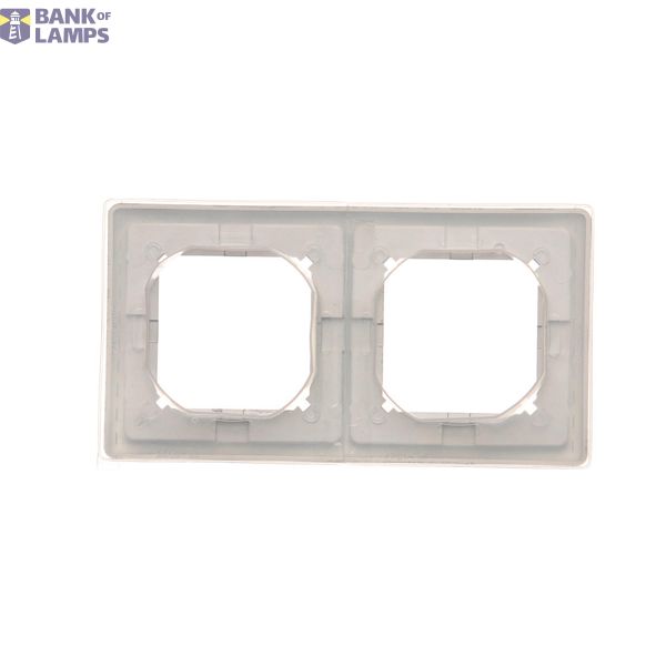 Two-way switch illuminated without pictogram, LED not replaceable Color: blue, (module), 10AX, quick connection, satin, metallized image 1