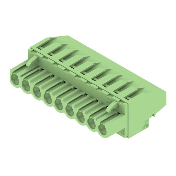 PCB plug-in connector, female plug, 5.08 mm, Number of poles: 9, 270°, Clamping yoke connection, Clamping range, max. : 4 mm², Box image 2