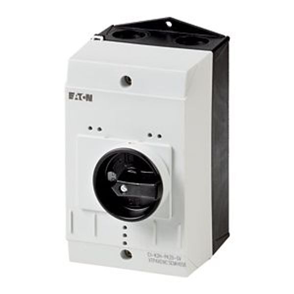 CI-K2-PKZ0-GV Insulated enclosure, for PKZ0, +rotary handle, black/grey image 2