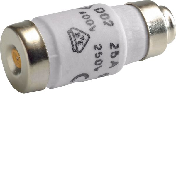 Fuse D02 E18 25A 400V gG with indicator image 1