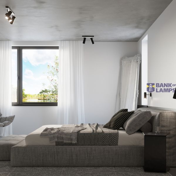 CEILING LAMP DIREZIONE 3 BLACK GU10 3X40W IP20 image 4