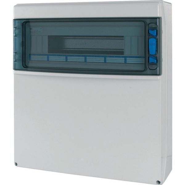 IKA-C-1/18-ST-X IKA professional distribution board, IP65 + clamps + mounting plate for built-in sockets image 5