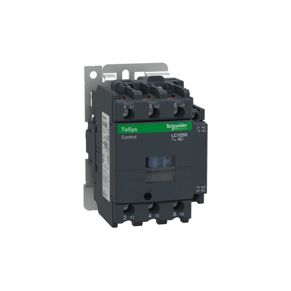 Contactor TeSys Deca 3P 50A 440V AC3 coil 240V AC screw terminals image 1