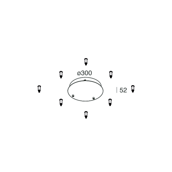 HALOS: ROSONE-N DOPPIA ALIM D/PUSH NERO image 1