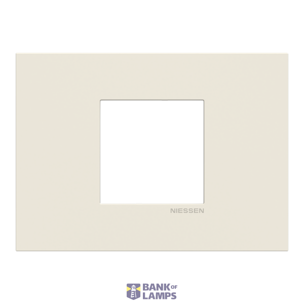 Frame 2 modules - Niessen logo - White image 1