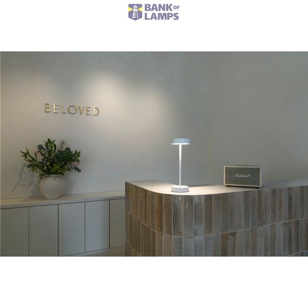 VINOLINA, table lamp, battery, IP54, 2700/3000K, TOUCH, white image 3