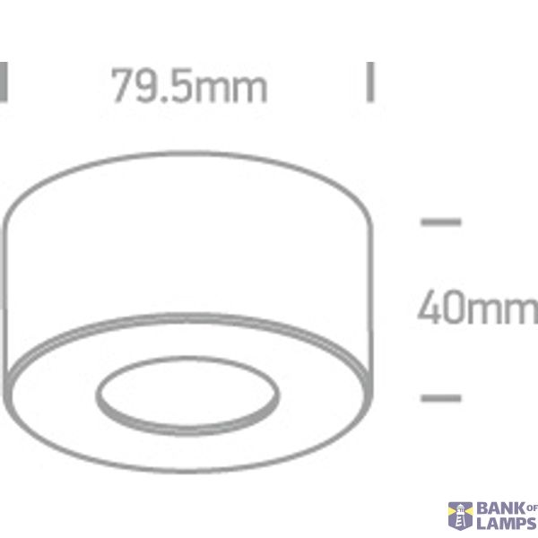 WHITE LED 7W WW 40deg 230V DIMMABLE image 2
