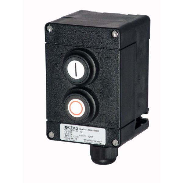 T0-1-8214/I1 Changeoverswitches, T0, 20 A, surface mounting, 1 contact unit(s), Contacts: 2, 45 °, momentary, With 0 (Off) position, with spring-return from both d image 407