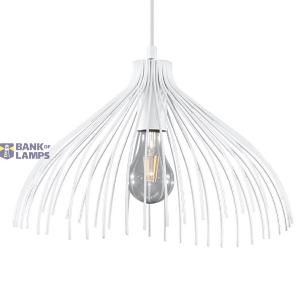 UMB pendant lamp white E27 1x60W IP20 image 5