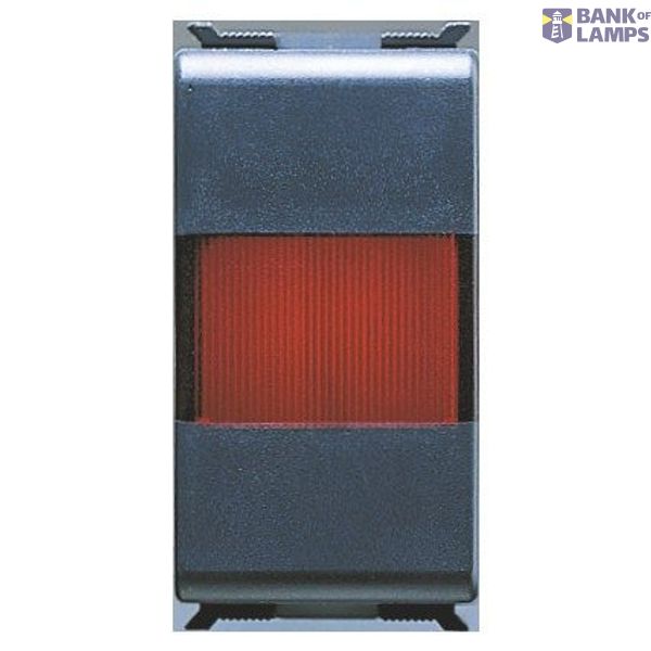 INDICATOR LAMP - 12/24/250 V - SINGLE - RED - 1 MODULE - PLAYBUS image 3