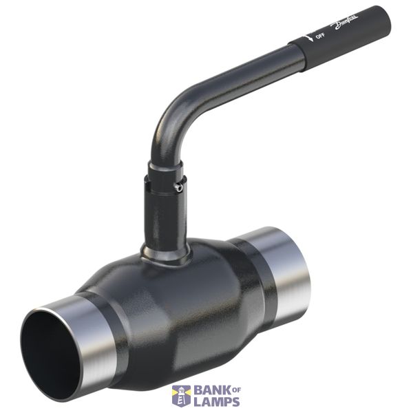Ball valves, JIP-WW, RB, Handle, Reduced Bore, PN 25, DN 100, Welded image 1
