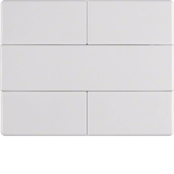 Push-button 2gang, Arsys, polar white glossy image 1