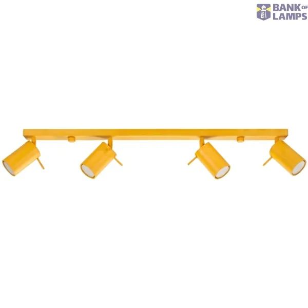 Ceiling lamp RING 4L yellow image 1
