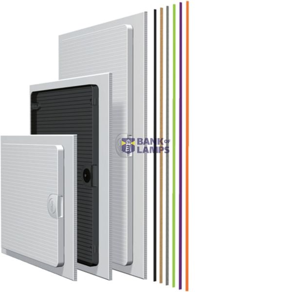 Decorative stacker for VF, 3m, orange panels VZ832N image 1
