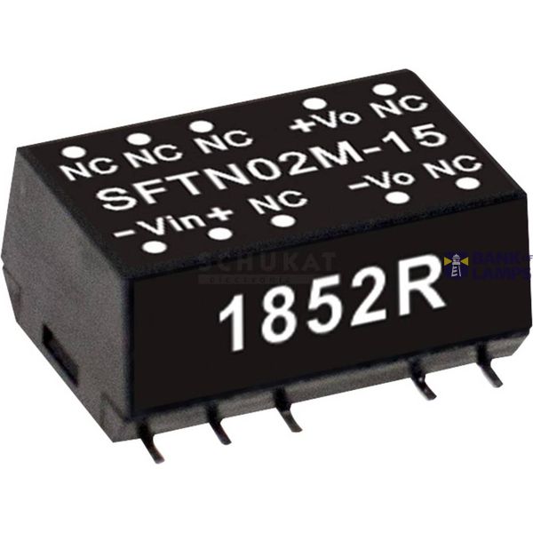 SFTN02N-15 SMD DC/DC converter 24:15V 133mA, MEAN WELL image 1