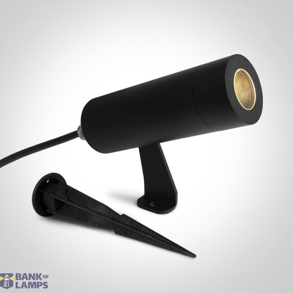 67538C/B/W BLACK GARDEN SPOT 12W 700mA WW IP65 DARK LIGHT image 1