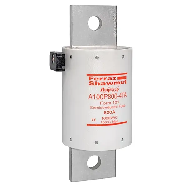 High Speed Fuse A100P 1000VAC 750VDC 800A Bolted Blade TA Indicator image 1