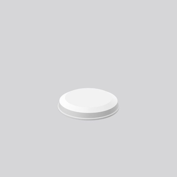 Replacement cover, plastic glass D 226 H 39 colour: white image 2