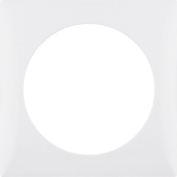 Integro Flow Frame, 1-Gang Polar White Glossy image 1