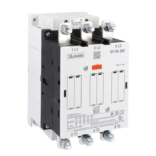 Three-pole contactor, IEC operating current Ie (AC3) = 195A, AC/DC coil, 100...250VAC/DC image 1