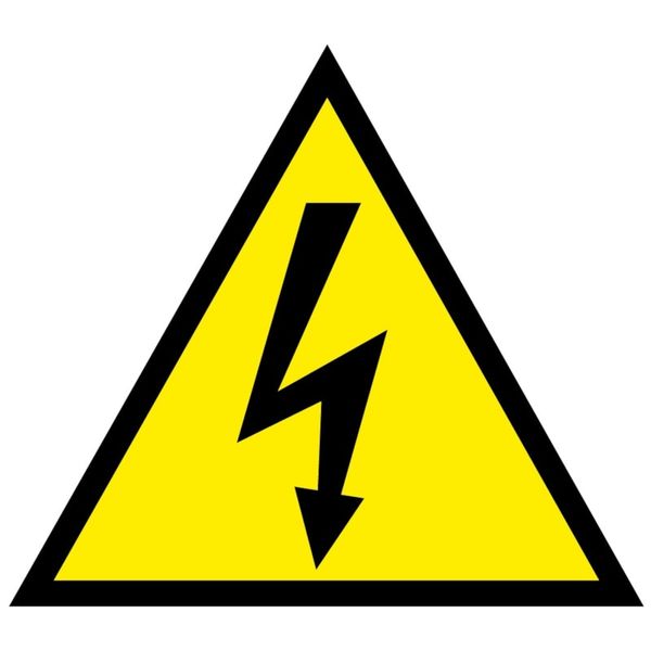 Triangular danger sign - Side: 330 mm image 1