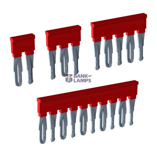 Push-in jumper link for push-in terminals 1.5 mm², 10-pole image 1