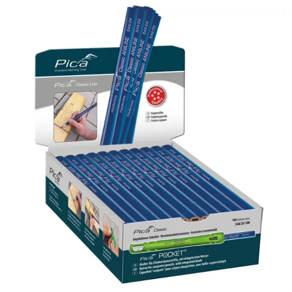 Classic 544/24 Marker Pencil Aniline 24 cm - 100 pieces (display) image 3