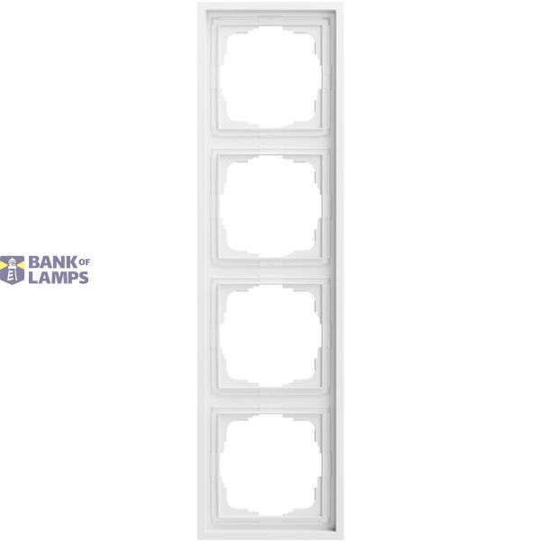cov.fr. 4-g Gira F300 p.white m(lac.) image 1