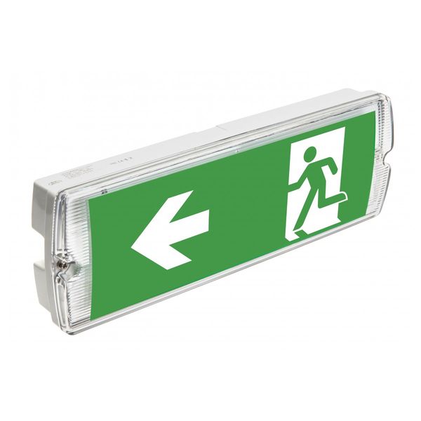 Emergency LED luminaire SAHER DUO, 3 W, 300 lm, 6400K, AC220-240V, IP65, 3 hours, dual-mode image 1