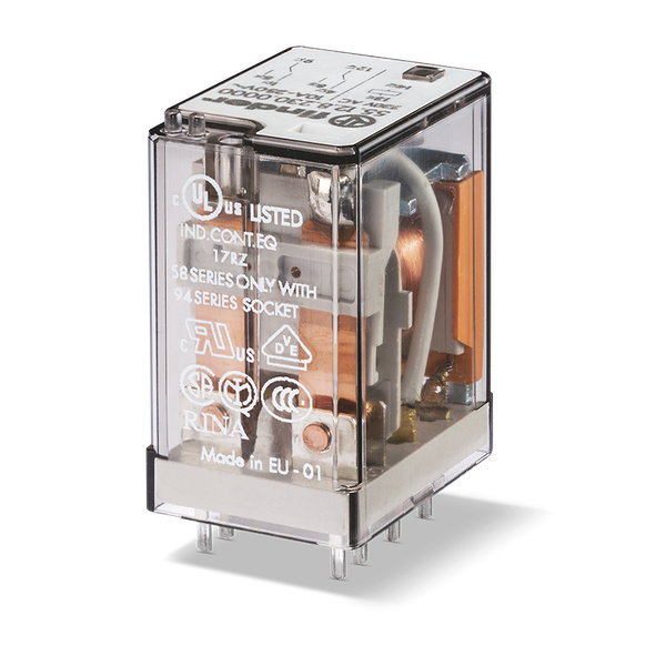Relay for printed circuit 2CO 10A/230VAC/Agni (55.12.8.230.0000) image 1