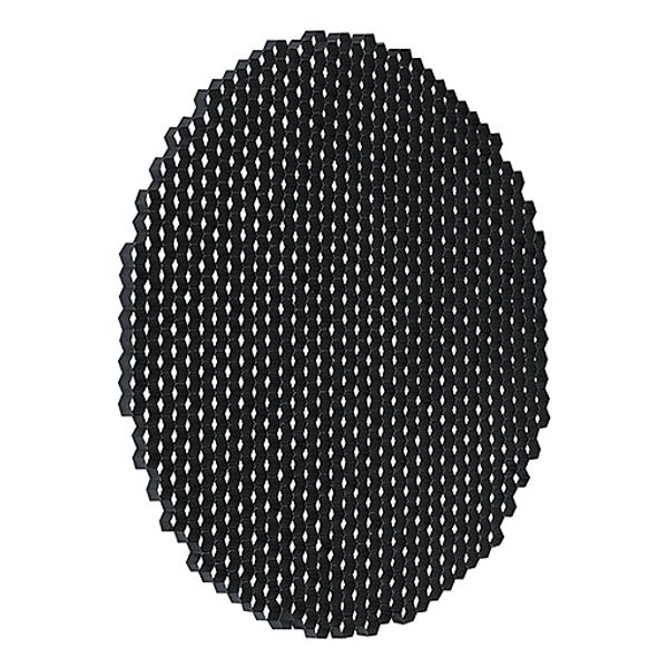 V2 S HONEYCOMB LOUVRE BK - Honeycomb louvre, black image 1