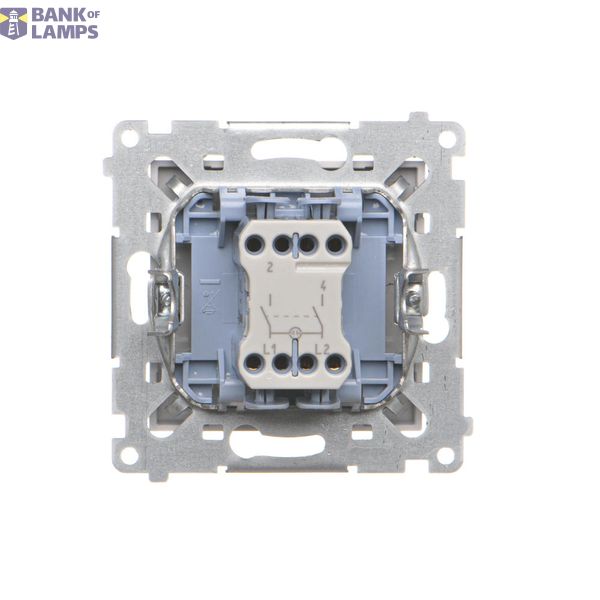Double socket outlet with earthing for IP44 version with frame seal, without shutters, (module), Simon 24, IP20/IP44, 16A, champagne matt, Flap color: Same as a cover image 2