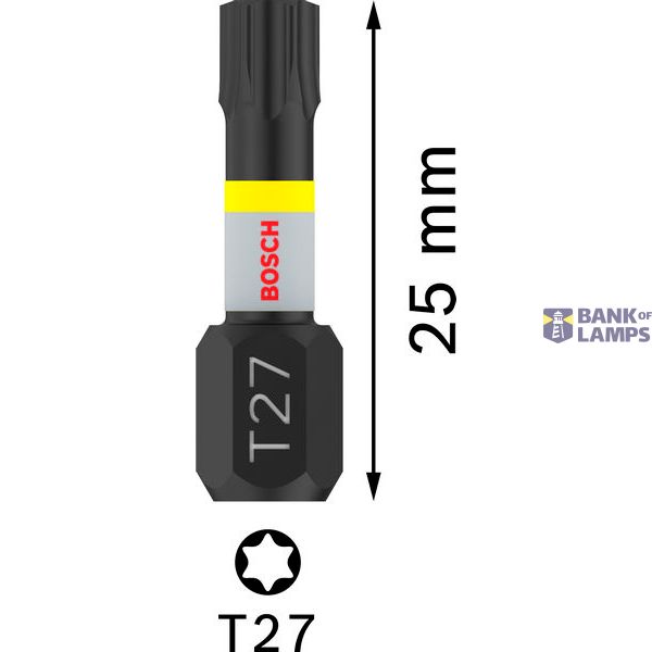 Impact Control T27 Insert Bits, 2pc image 2
