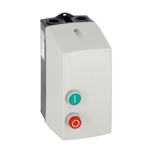 Direct-on-line-starter, enclosed without thermal overload relay, with START and STOP/RESET buttons, with BF25/BF32 contactor, 32A max (≤440V), IP65. Contactor coil voltage 400VAC 50/60Hz image 1