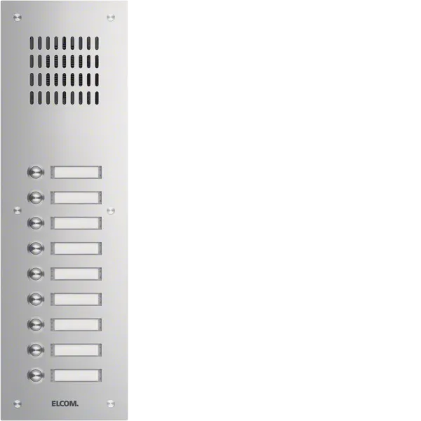 ELCO TVG-9/1 TVG-9/1 flush-mounted door station stainless steel image 1