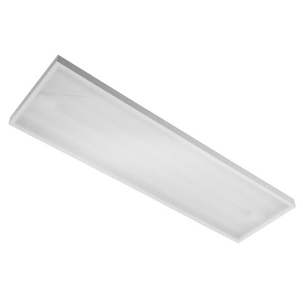 MODUS MEGA LED 1220mm,wide beam, 4x LED , 840, opal PC cover, pendant, IK10, with gear box, 2000 mA DALI, CLO image 1