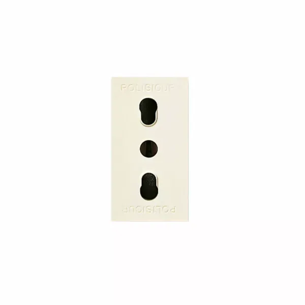 2x10/16A + E - 250V - shuttered image 1