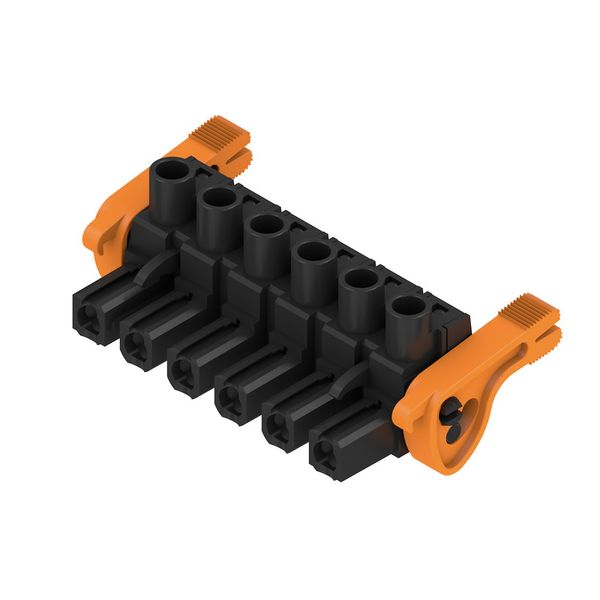 PCB plug-in connector, female plug, 7.62 mm, Number of poles: 6, 180°, Clamping yoke connection, Clamping range, max. : 4 mm², Box image 4