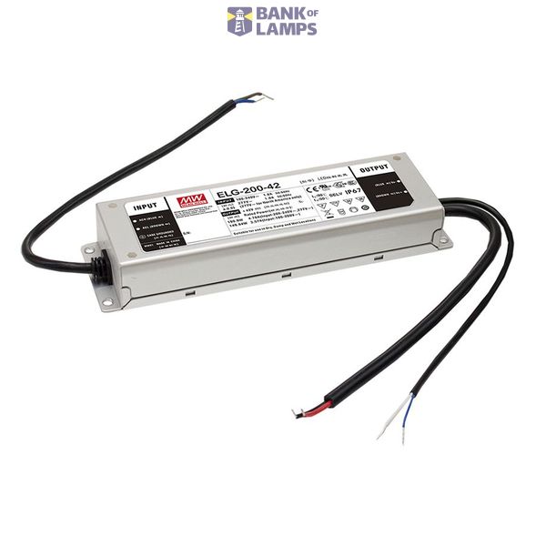 ELG-200-48B-3Y Led driver, IP67 199,68W, 48V, 4,16A CV+CC dimmable+PE, MEAN WELL image 1