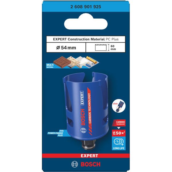 EXPERT Construction Material Hole Saw 54 mm image 3