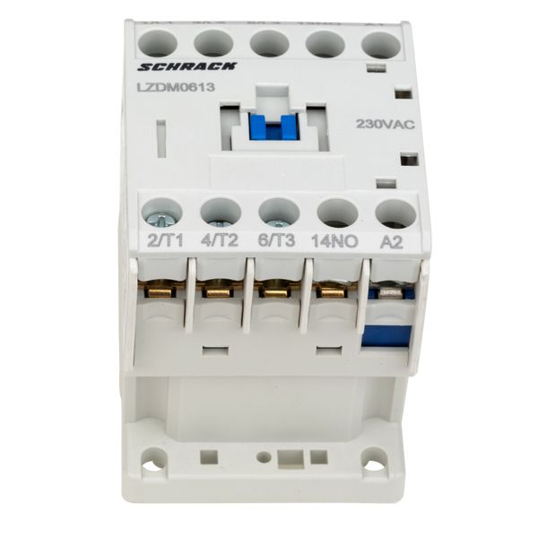 Contactor 3-pole, CUBICO Mini, 2,2kW, 6A, 1NO, 230VAC image 3