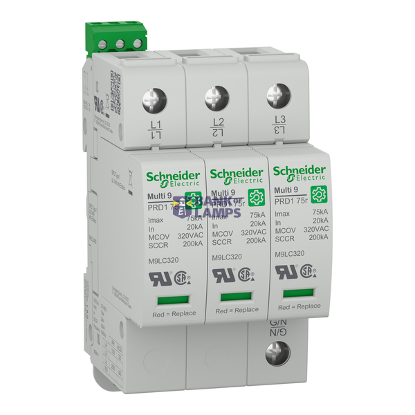 Multi9 PRD1 75r 3P T1 277/480V SPD image 1