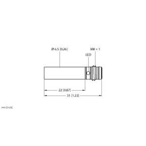 Inductive Sensor   BI1.5-EH6.5K-AP6X-V1131 image 1