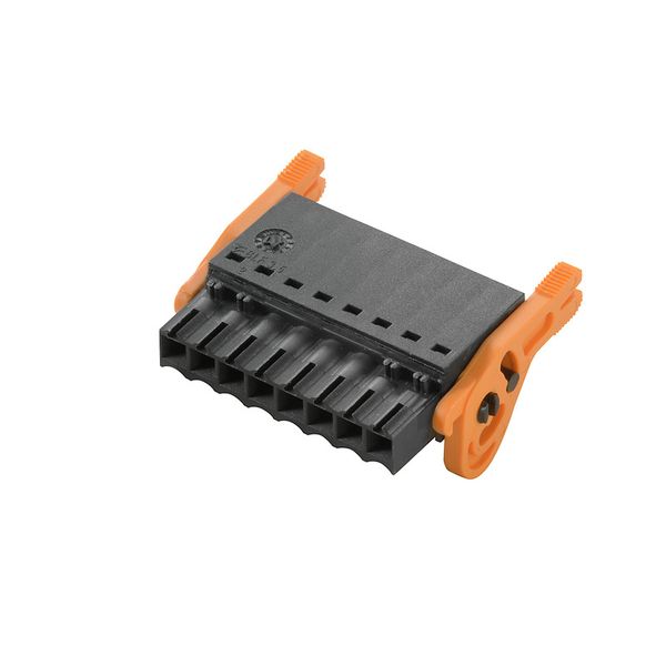 PCB plug-in connector, female plug, 3.50 mm, Number of poles: 9, 180°, PUSH IN with actuator, Clamping range, max. : 1.5 mm², Box image 1